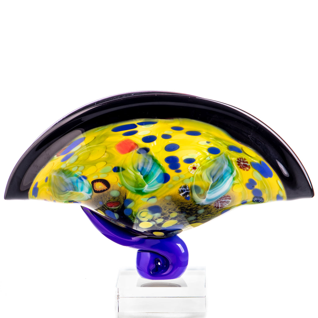 Schale aus Glas im Italien Murano Stil