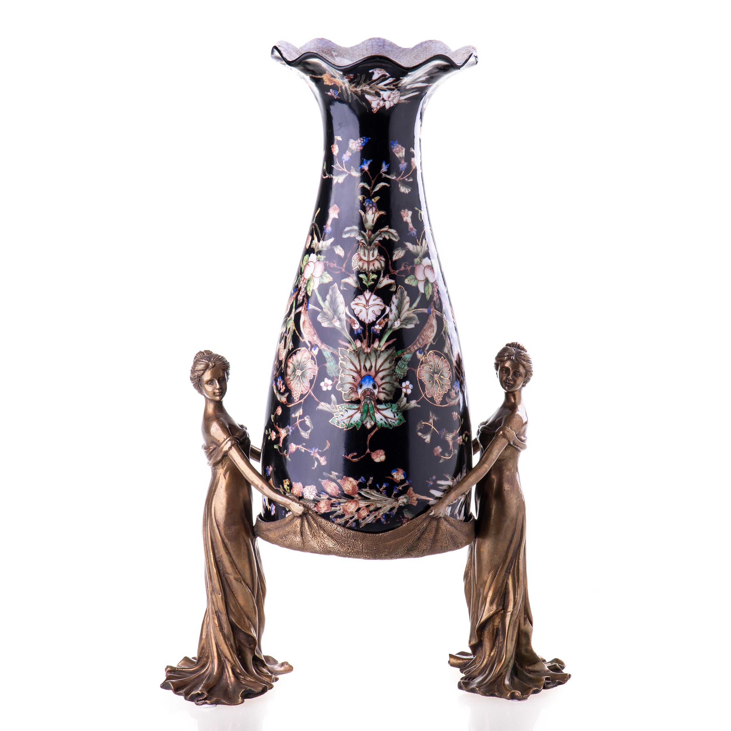 Porzellan mit Bronze