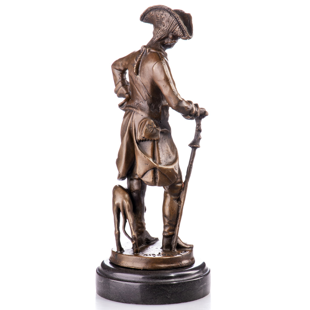Bronze Skulptur König Friedrich II (Alter Fritz) - Gladenbeck signiert