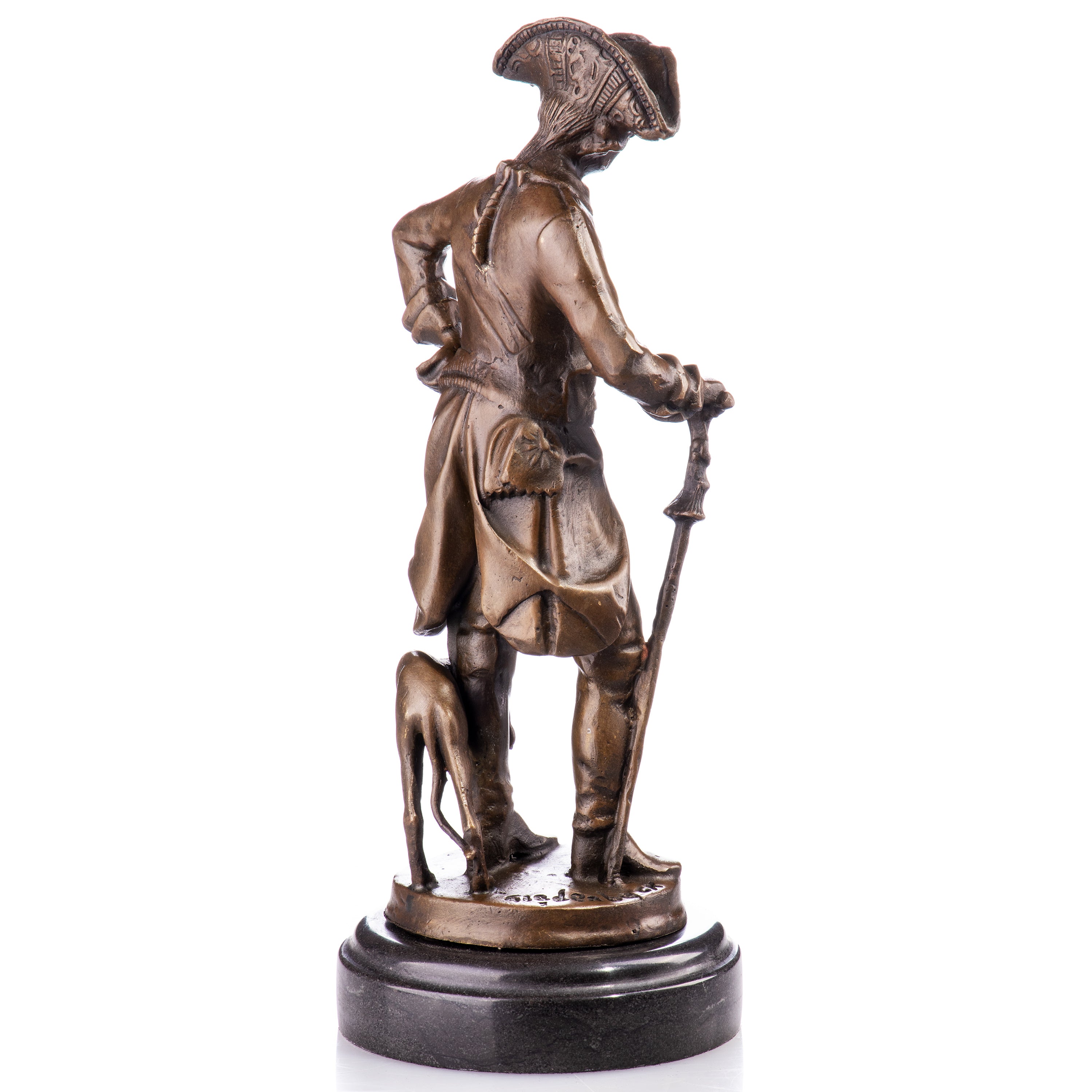 Bronze Skulptur König Friedrich II (Alter Fritz) - Gladenbeck signiert