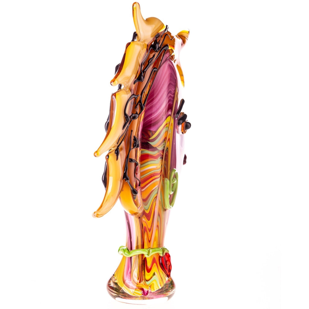 Exklusive Murano Glas Skulptur – Frauenbüste in abstrakter Form